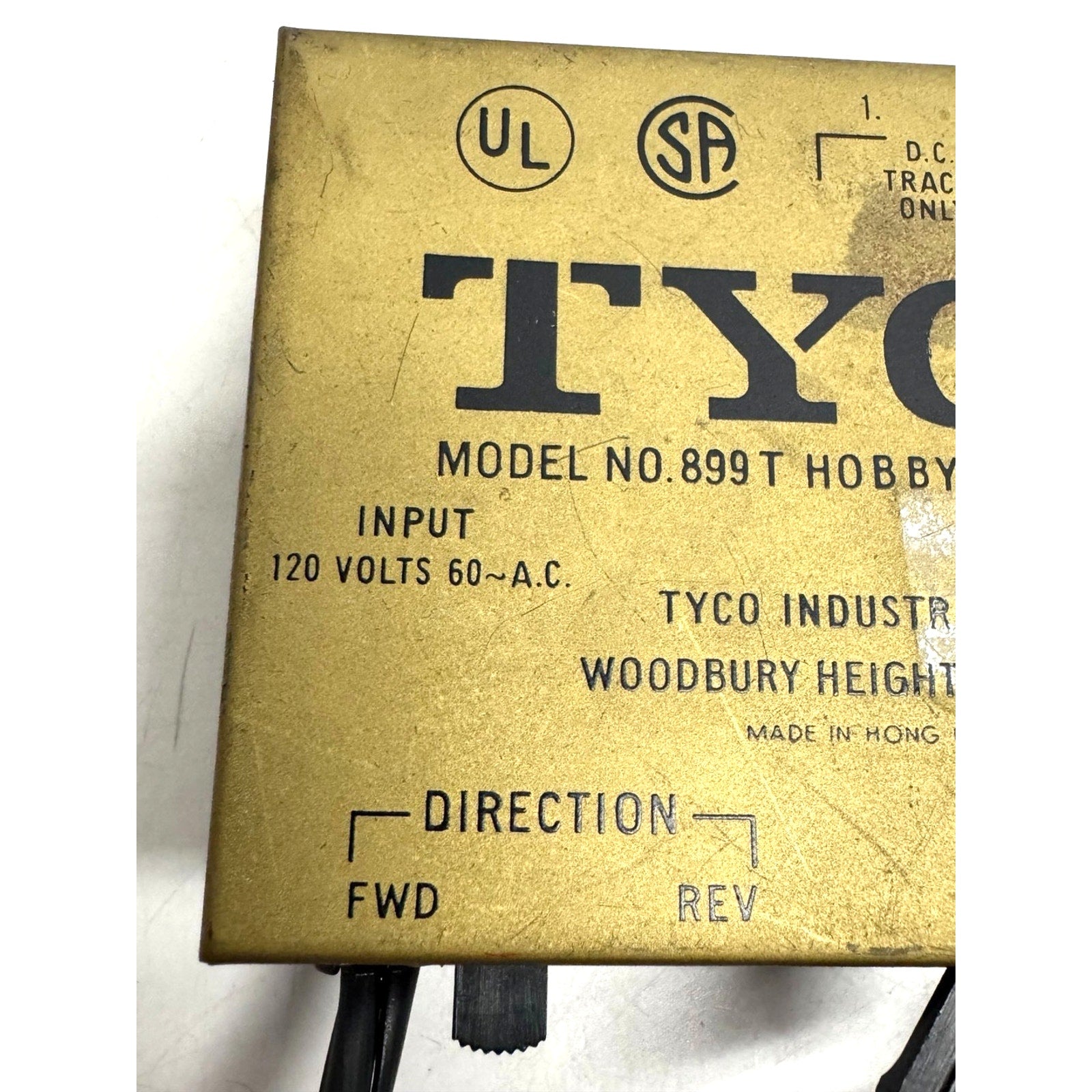 Vintage Tyco Model Trains Toy Hobby Transformer Model No. 899V