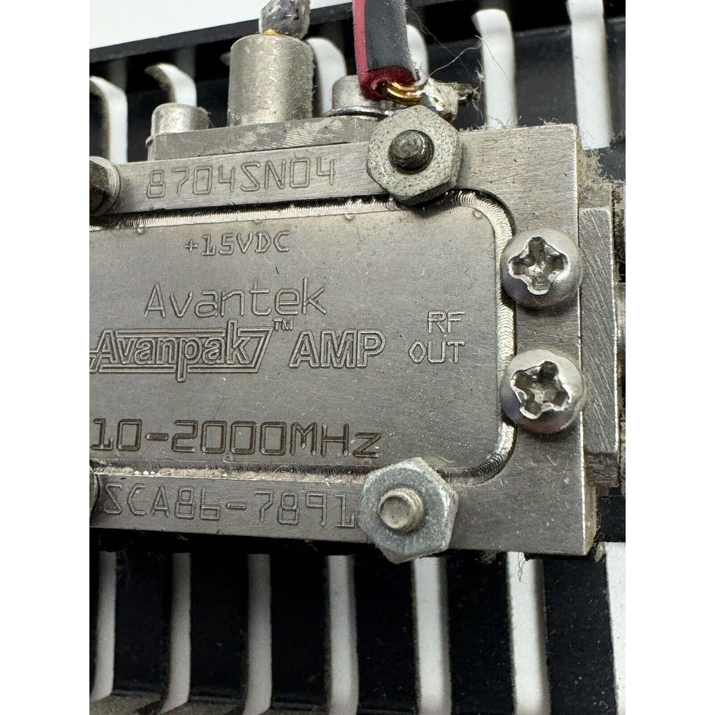 VINTAGE RF Amplifier SCA86-789L, Avantek Avanpak AMP. 8704SN04