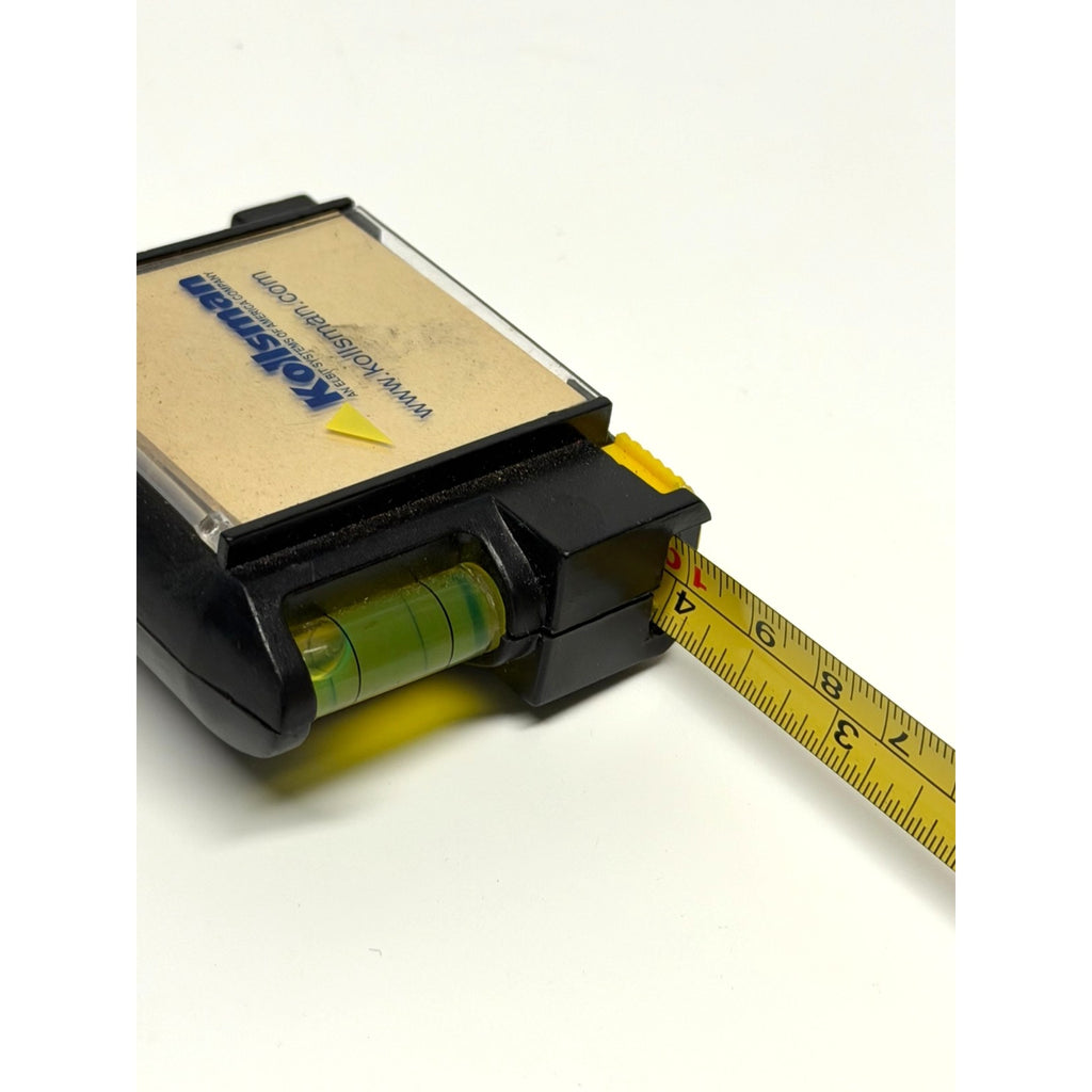 Vintage Kollsman Elbit Systems Multi-Function Tape Measure Level Notepad Pen