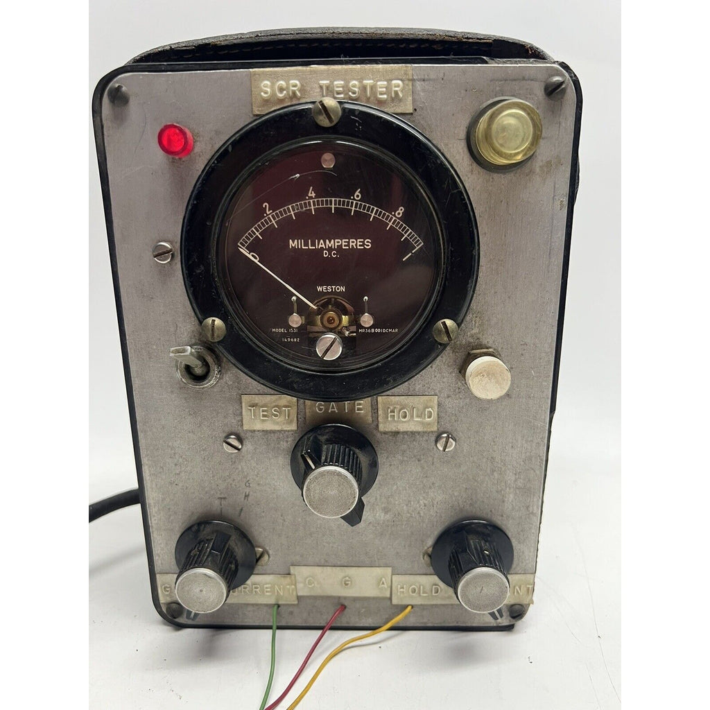 Vintage WESTON Milliamperes Meter Model 1531 : Power On