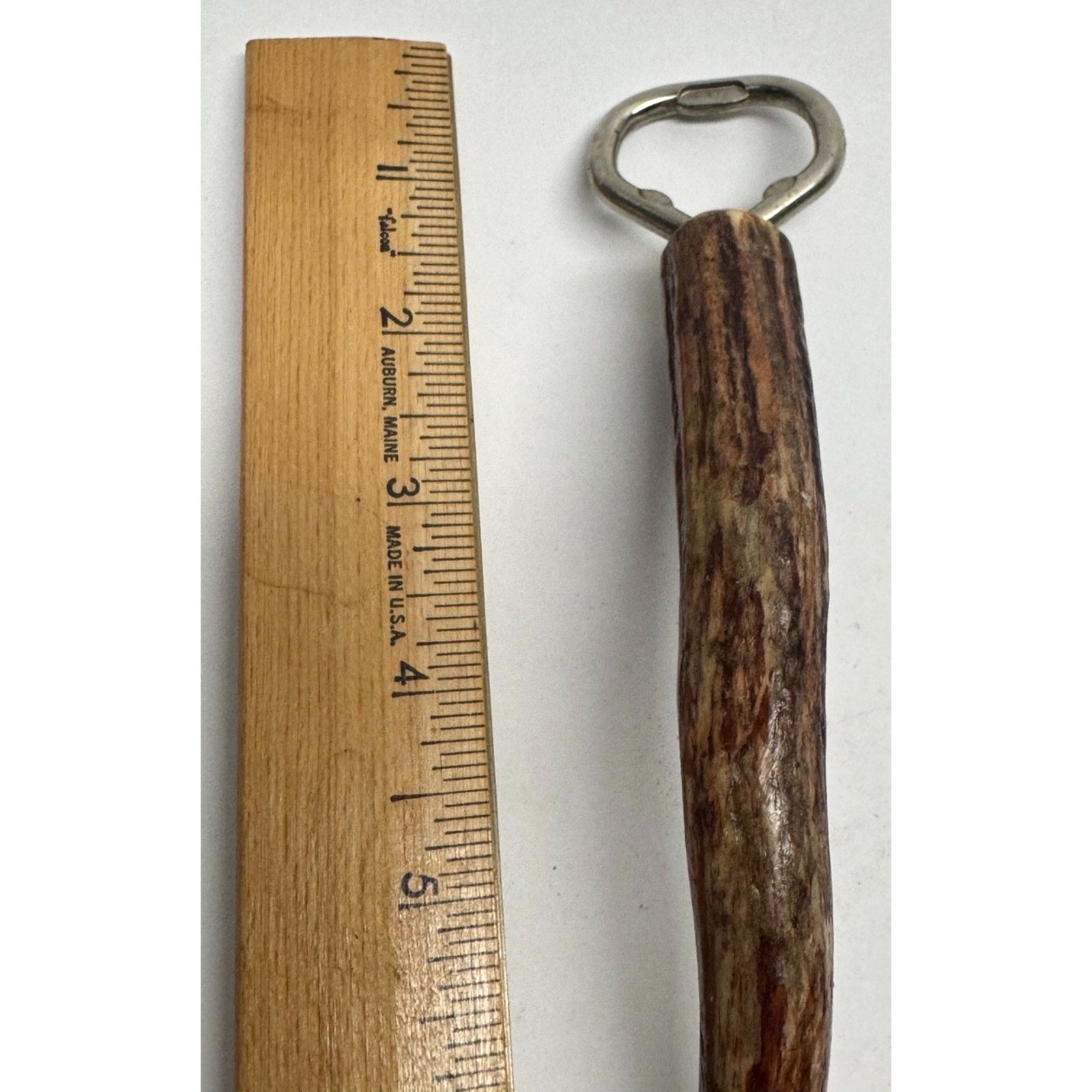 Vintage Bottle Opener Deer Stag Horn Antler Handle