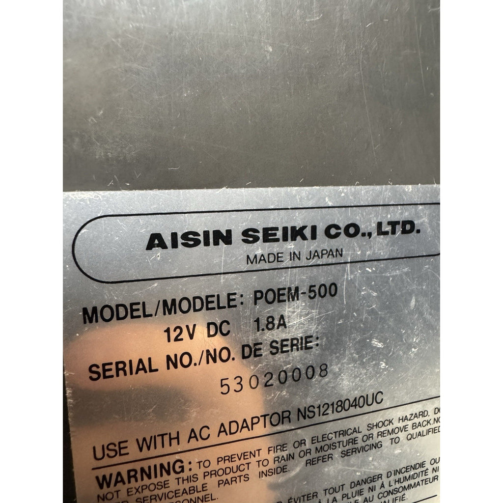 VINTAGE RARE Aisin Personal Embroidery Machine POEM - 500 Made in Japan UNTESTED