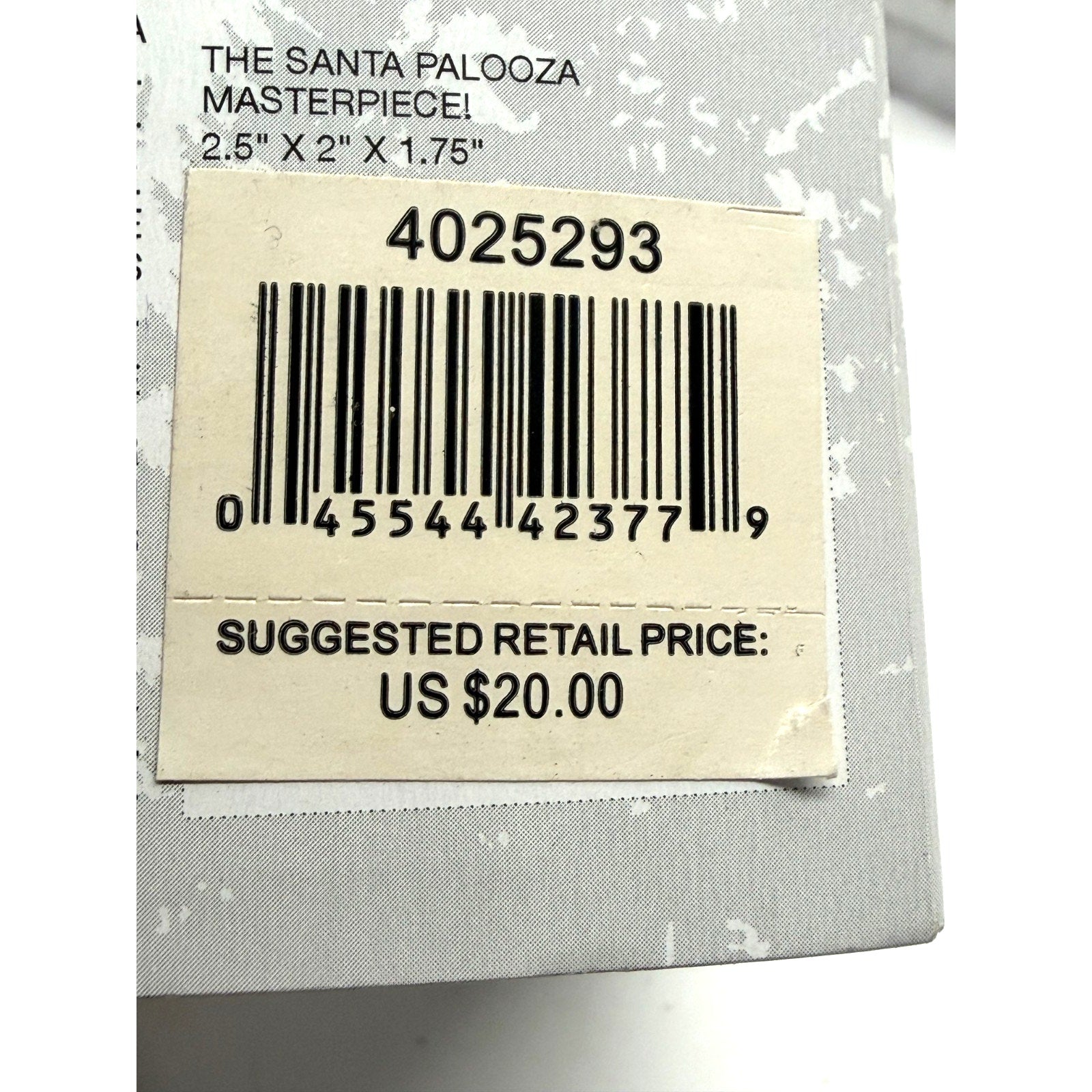 Vintage Dept 56 Santa Palooza Masterpiece North Pole Series 4025293 - Sealed