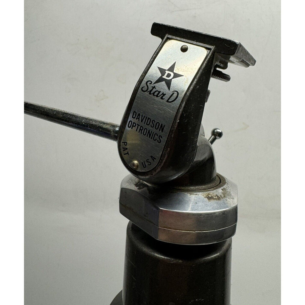 Vintage Davidson Star D Adjustable Aluminum Tripod MADE IN USA