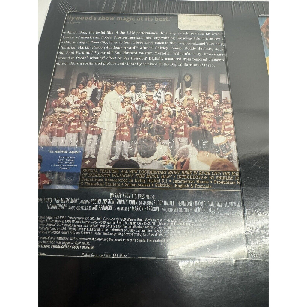 VINTAGE FACTORY SEALED Singin' In the Rain & The Music Man DVD Combo
