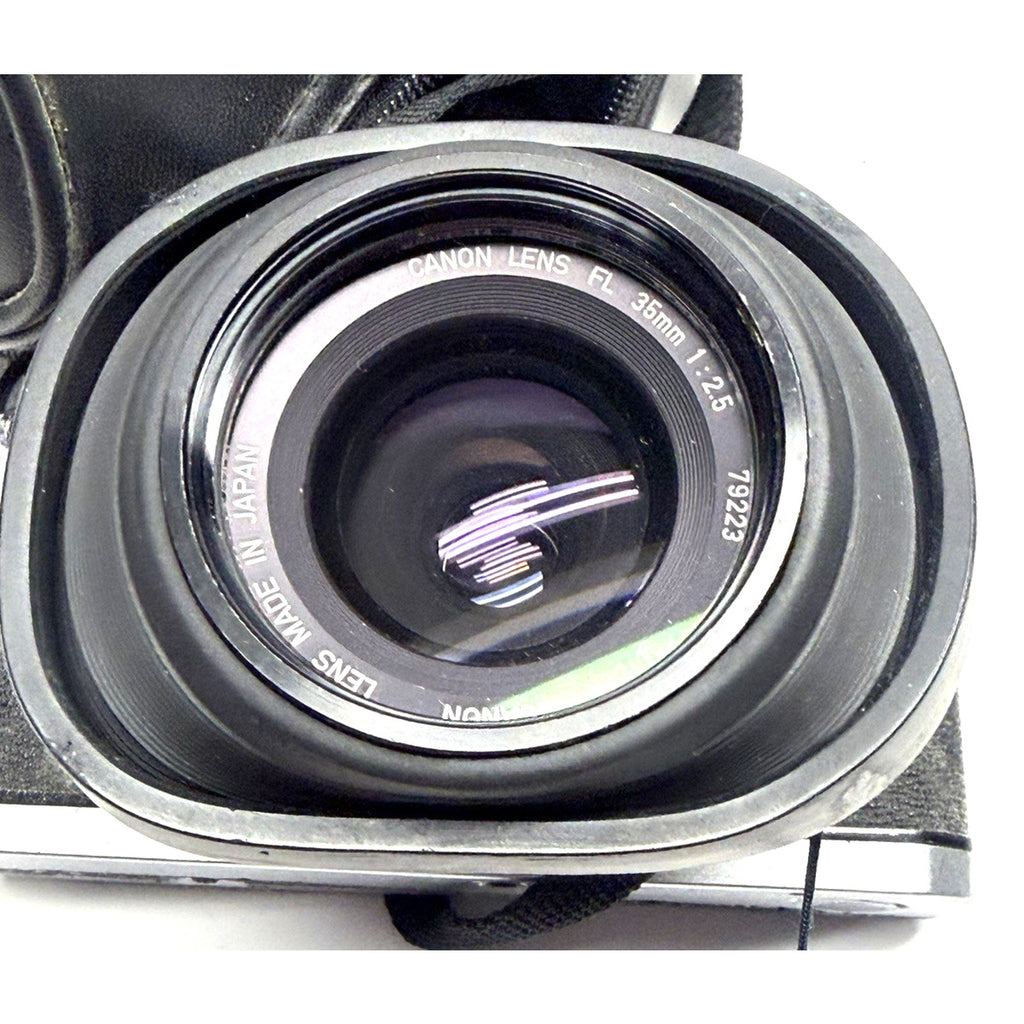 Vintage Canon FT QL 35mm SLR Film Camera with FL 35mm f2.5 Lens