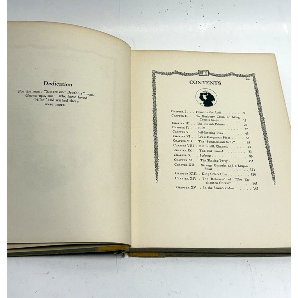 VINTAGE 1917 New Adventures of Alice, John Rae A continuation Of Wonderland