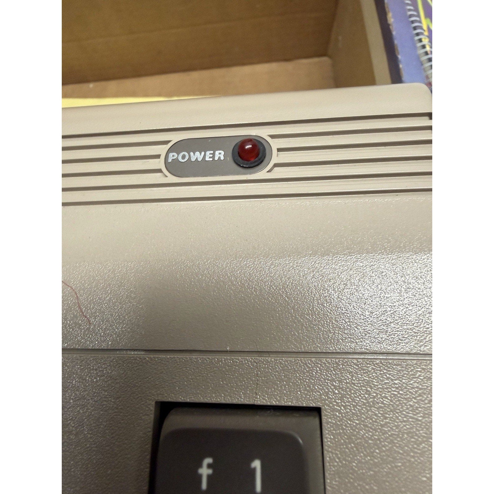 VINTAGE 1992 Commodore 64 C64 Breadbin Computer System - Cosmetic Damage -