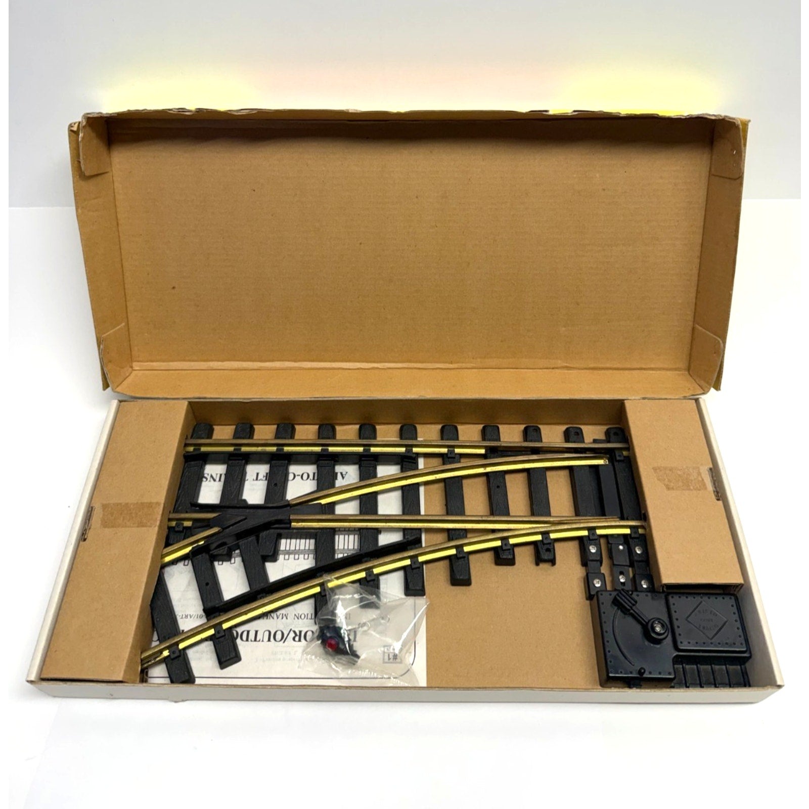 Vintage New Aristo-Craft G Scale Manual Left SwitchTrack Turnout #1 Gauge