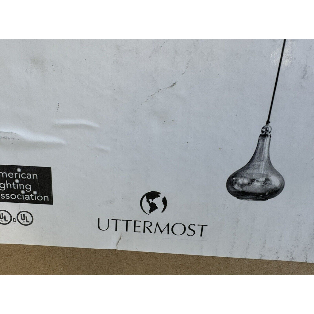 FACTORY SEALED NOS Uttermost Norbello 1 Light Mini Pendant (21986)