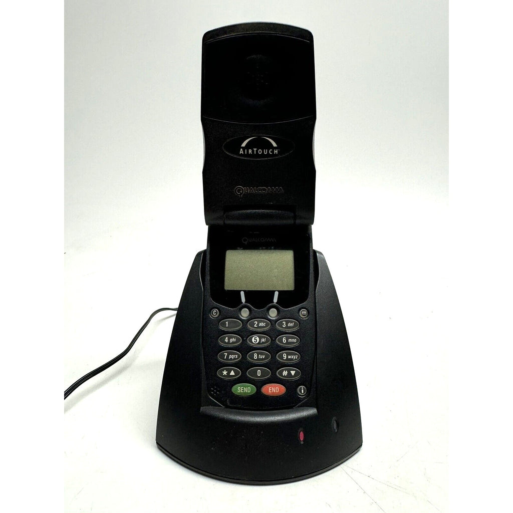 VINTAGE RARE QUALCOMM AIRTOUCH FOLDING CELL PHONE FOR PARTS