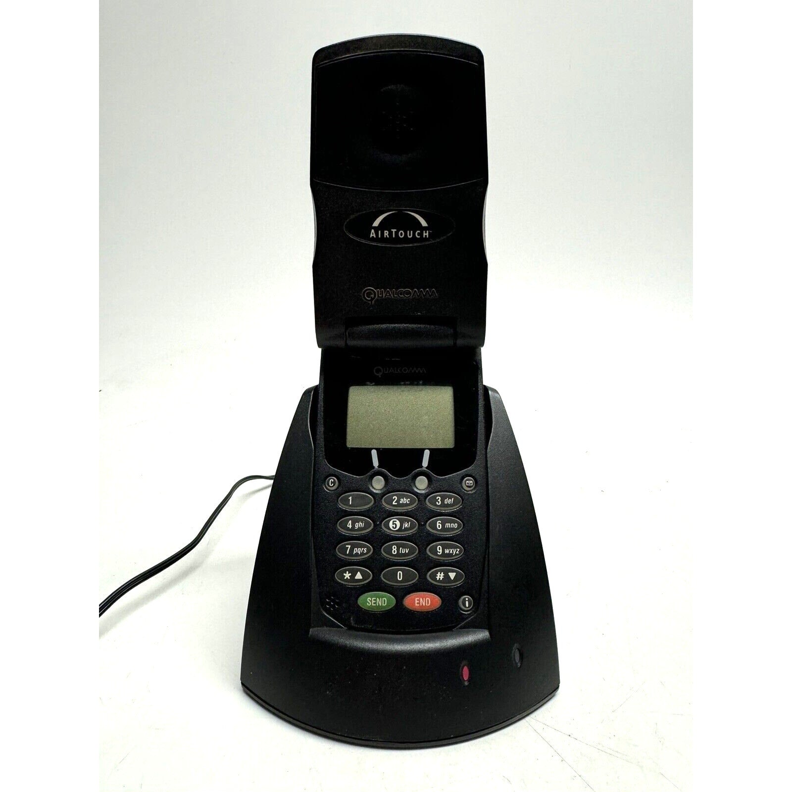 VINTAGE RARE QUALCOMM AIRTOUCH FOLDING CELL PHONE FOR PARTS