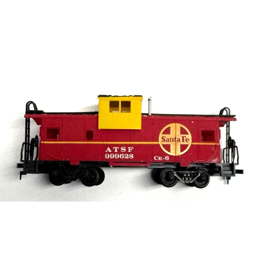 Vintage Toy Railroad Bachmann HO Scale 43 1007 02 Wide Vision Caboose Santa Fe