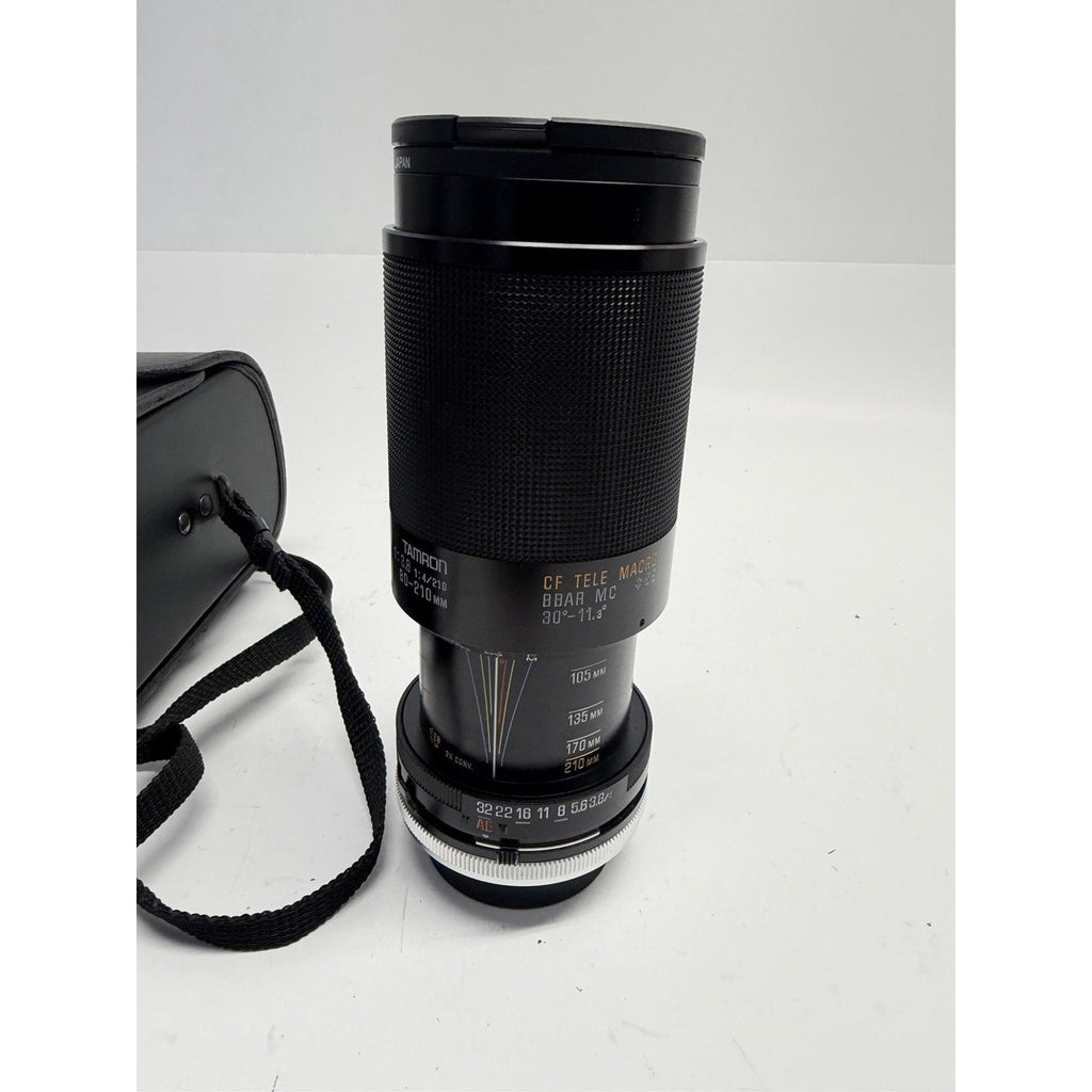 Vintage Tamron 80-210mm f/3.8-4 CF Tele-Macro Zoom Adaptall-2 Lens Model 103A