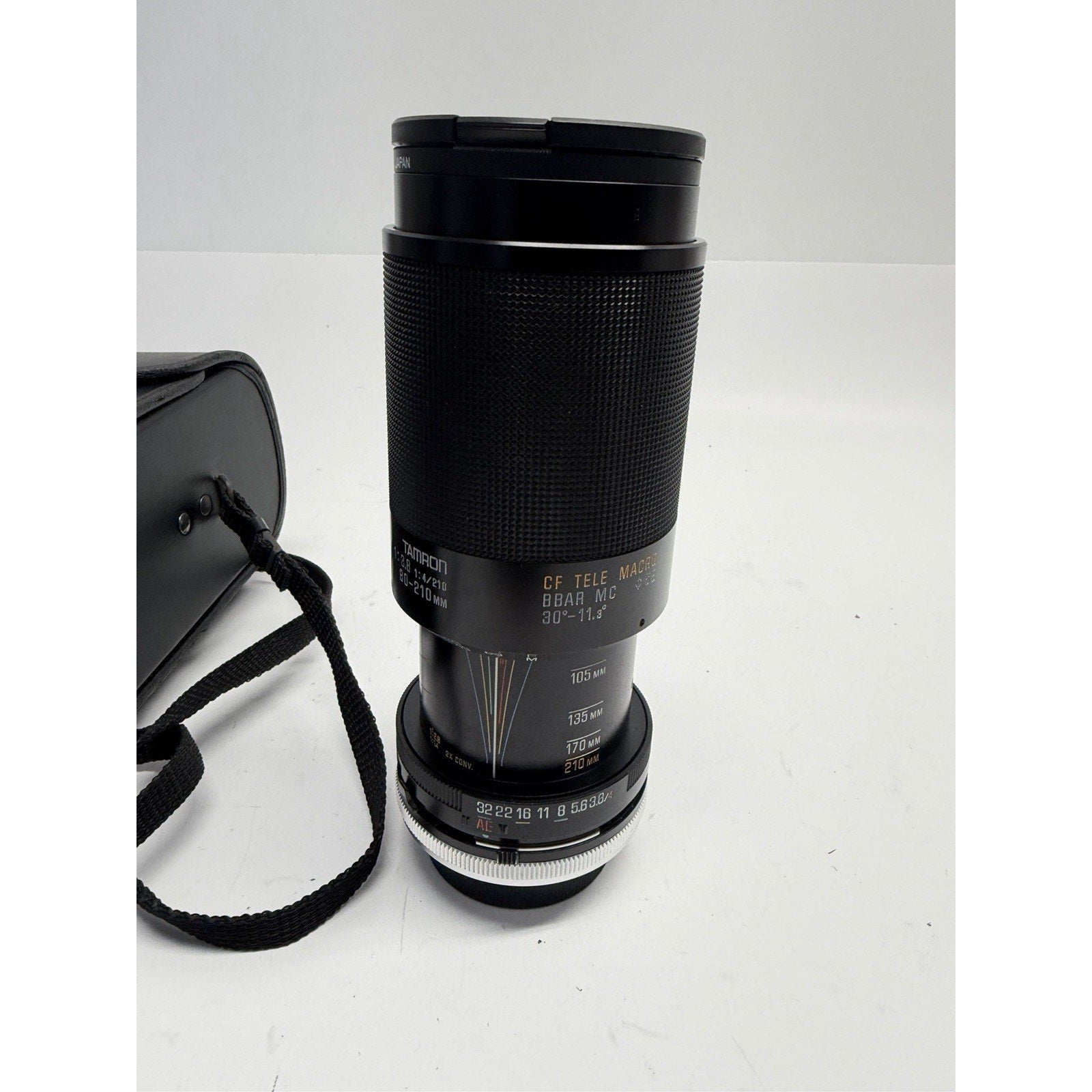 Vintage Tamron 80-210mm f/3.8-4 CF Tele-Macro Zoom Adaptall-2 Lens Model 103A