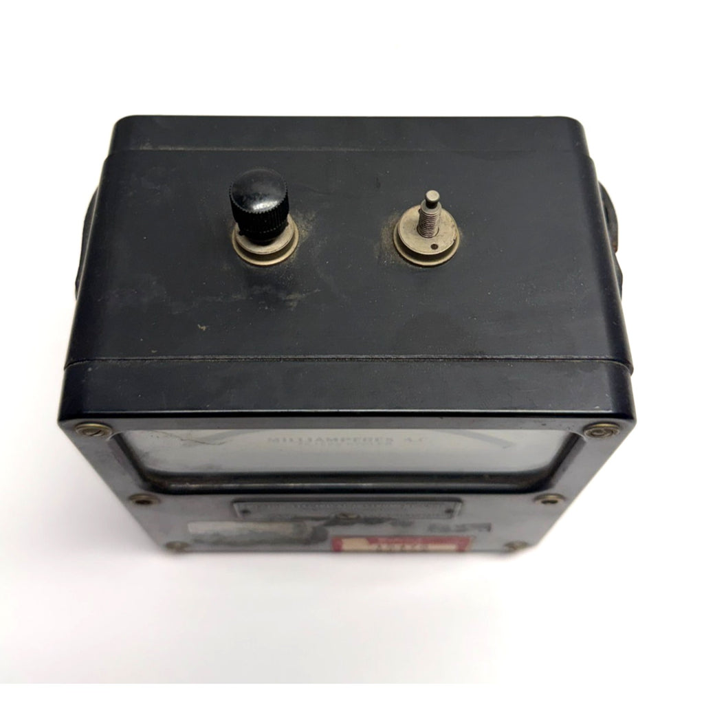 Vintage Weston Model 433 Milliammeter AC 25-1000 Cycles Analog Test Meter