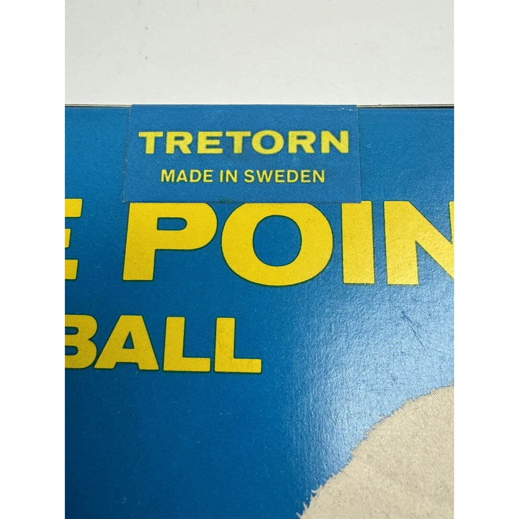 Vintage NOS Bancroft Tretorn Blue Point Tennis Balls Box of 6 Made in Sweden