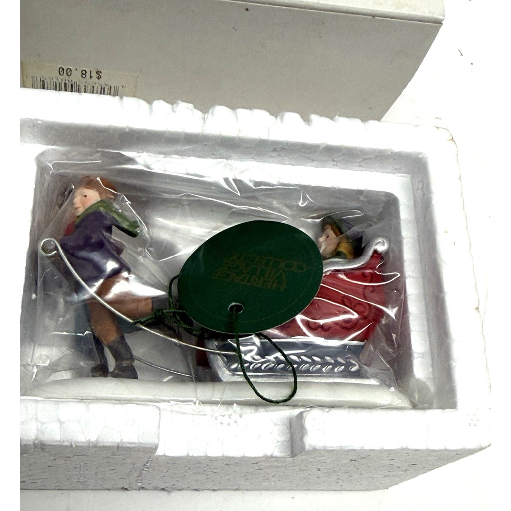 Vintage Sealed New Department 56 Winter Sleighride Heritage Village Collection