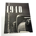 Vtg 1940 Lincoln Zephyr Original Dealer Showroom Brochure V12 Sedan Coupe