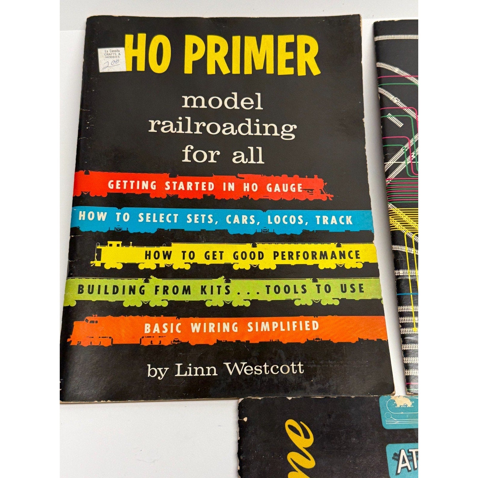 Vintage HO Scale Lot of 3 Books: Atlas Layouts, HO Primer, Wiring Your Layout