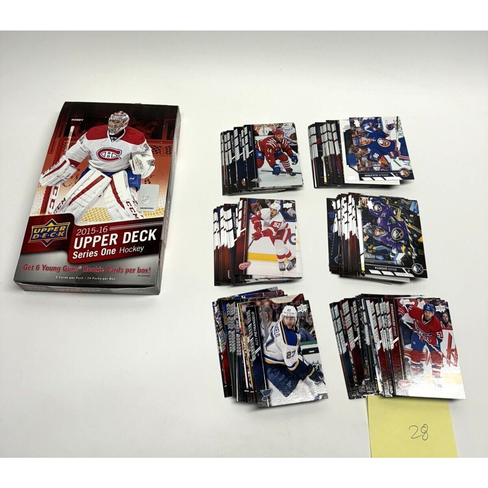 2015-16 Upper Deck Hockey Series 1 one Hobby Box : 178 Cards
