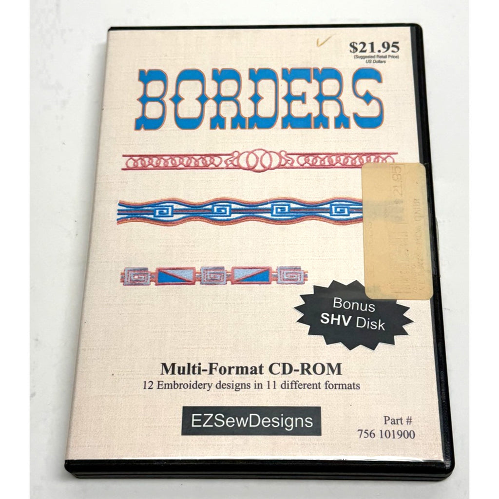 Vintage EZSew Borders Multi Format CD