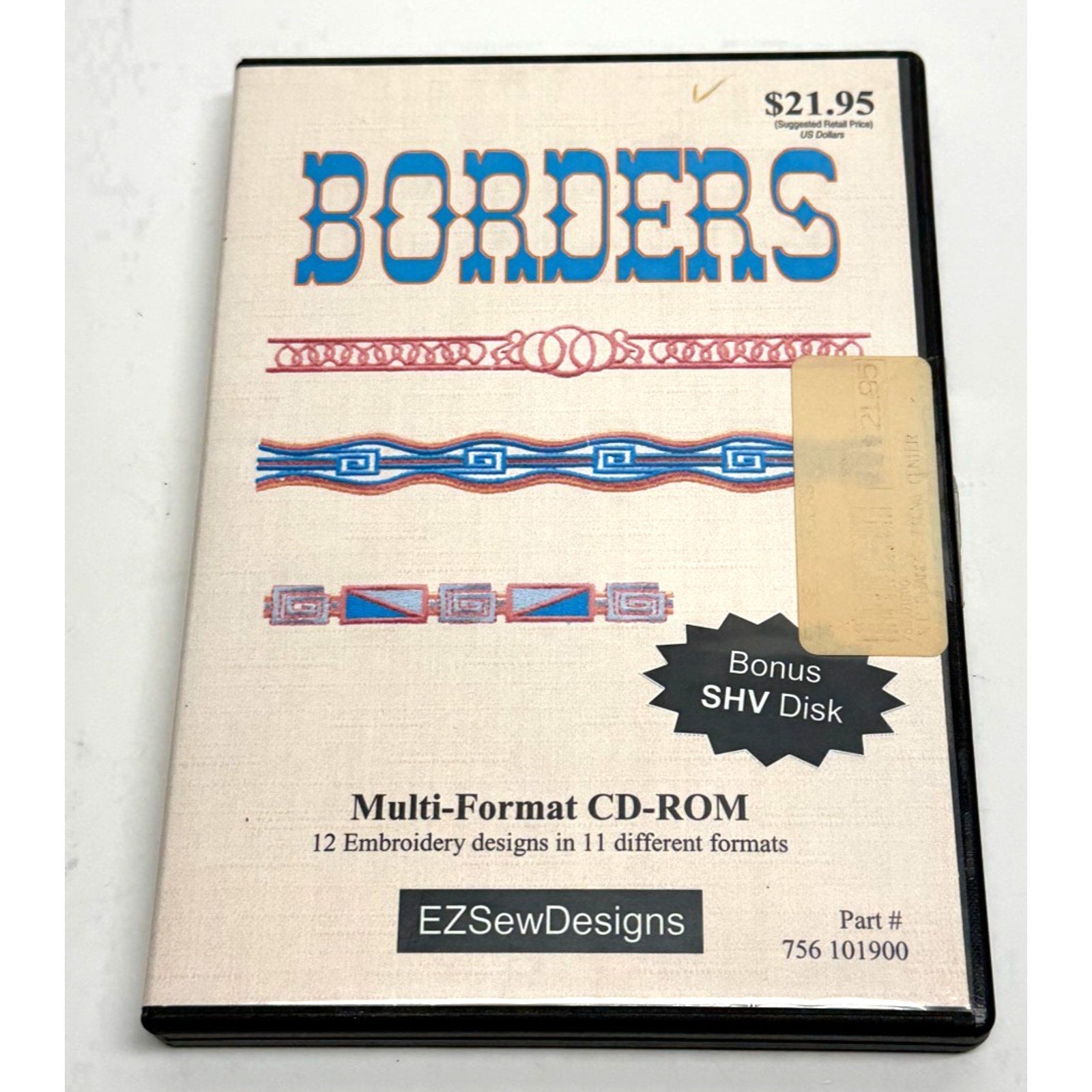 Vintage EZSew Borders Multi Format CD