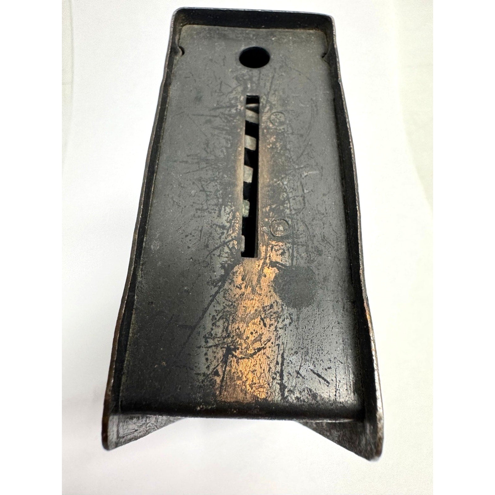 Vintage "BEGIN TO SAVE TODAY SAVE SOMETHING EVERY DAY" COIN BANK With Key