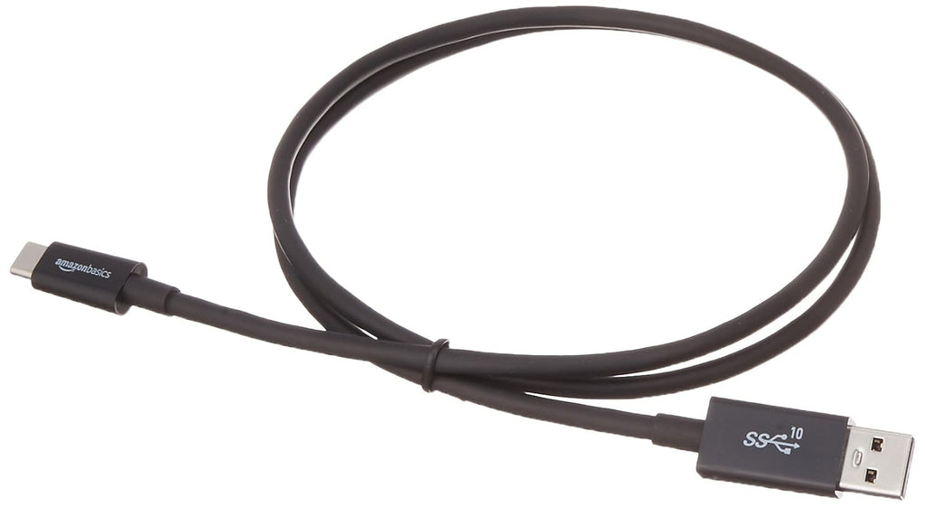 USB-C to USB-A 3.1 Gen 2 Adapter Charger Cable, Fast Charger, 10Gbps High-Speed, USB-IF Certified, Compatible with Iphone 16/15, Ipad, Tablets, Laptops, 3 Foot, Black