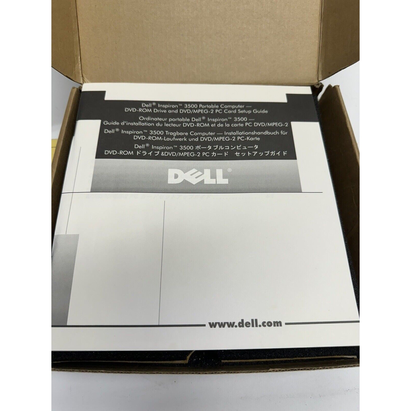 VINTAGE NOS NEW Dell Margi DVD-to-Go DVD/MPEG-2 PCMCIA PC Card Made in Japan