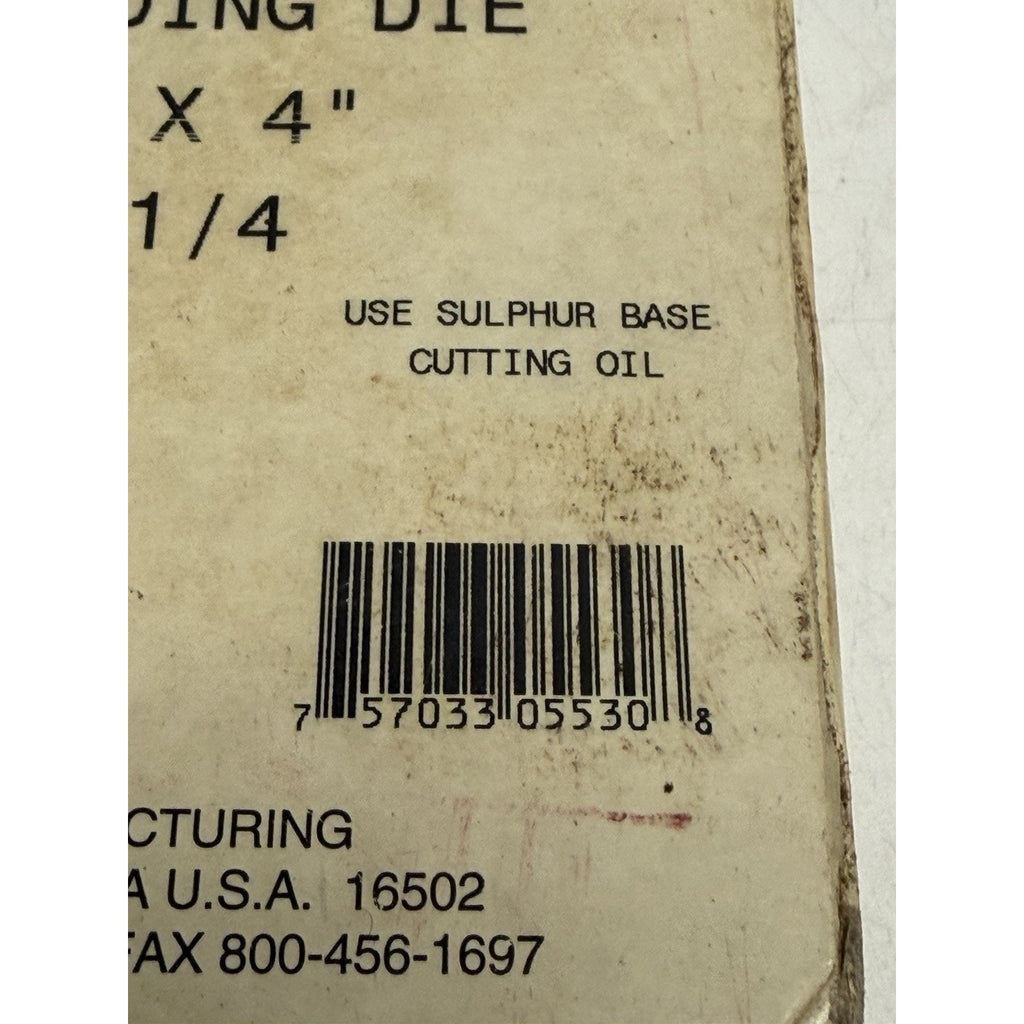 VINTAGE FACTORY SEALED Reed 425p 4" X4" 2SP 1/4" code 05530 1 1/4" NPT