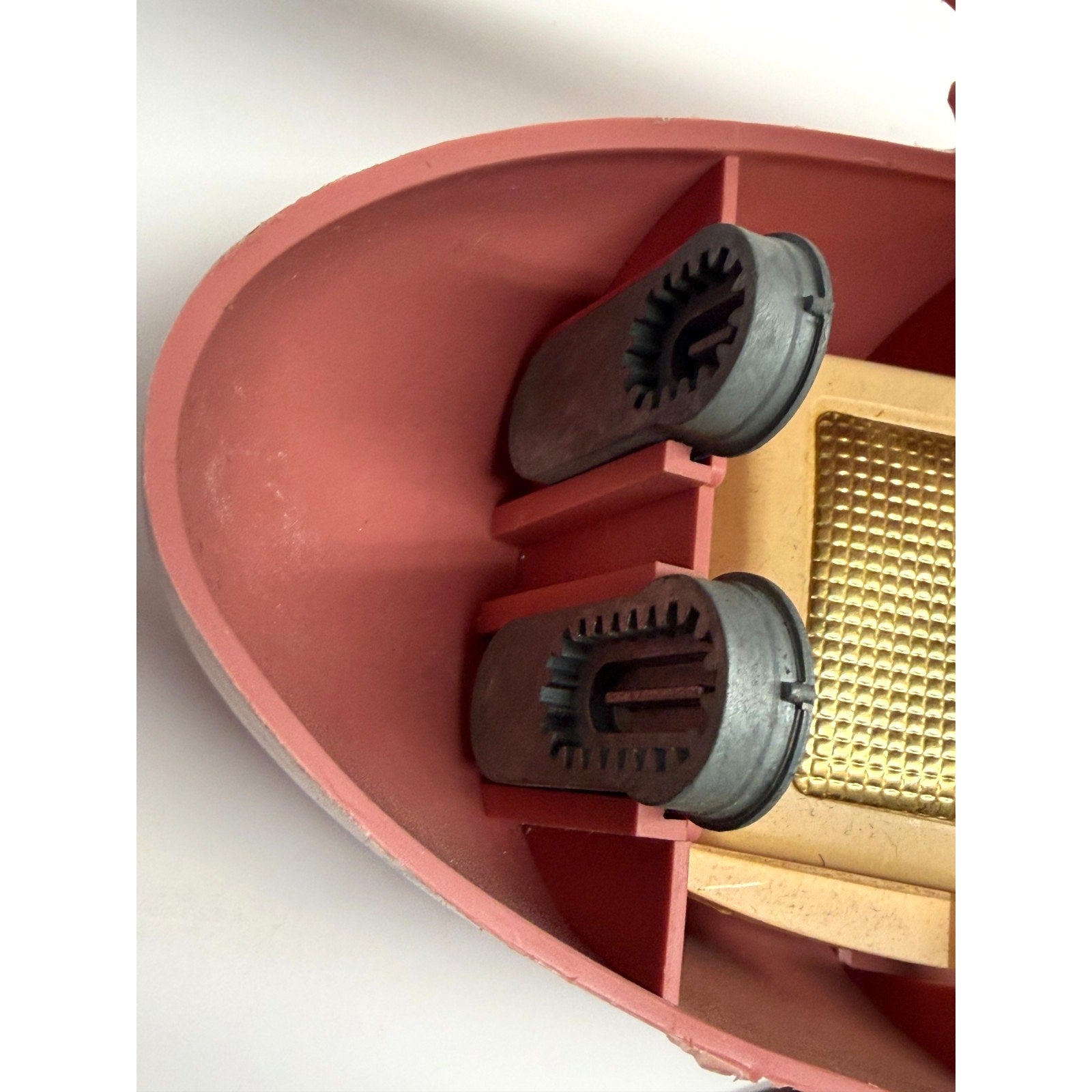 Vintage Singer Buttonholer Attachment w/ Clamshell Case & Templates Sewing