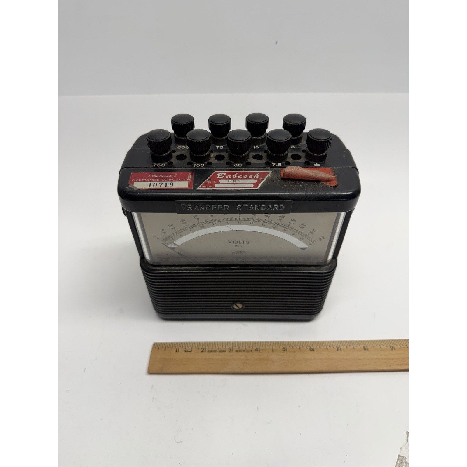 Vintage Weston Volt Meter D.C. Model 901