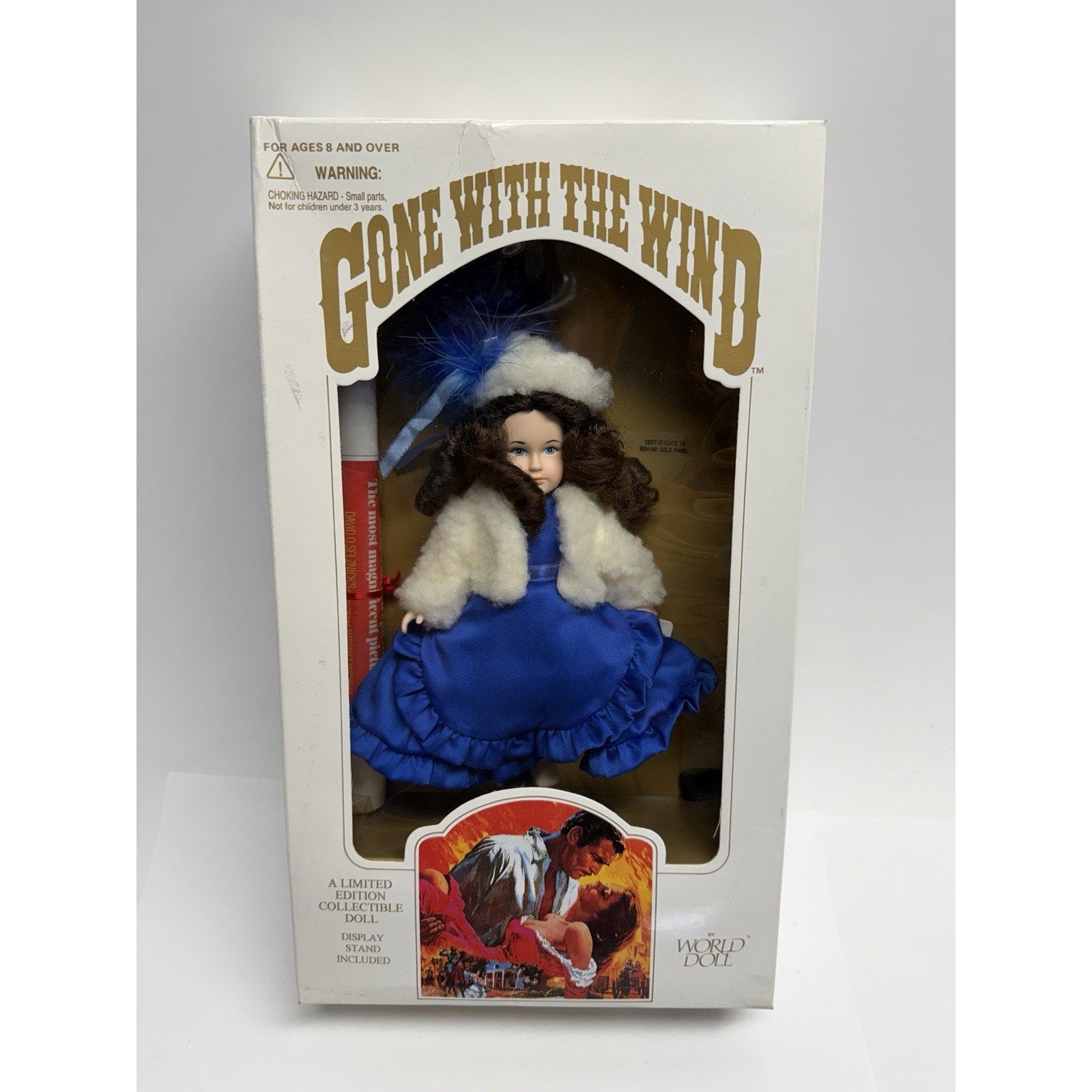 VINTAGE NEW 1989 GONE WITH THE WIND BONNIE BLUE COLLECTIBLE DOLL BY WORLD DOLL