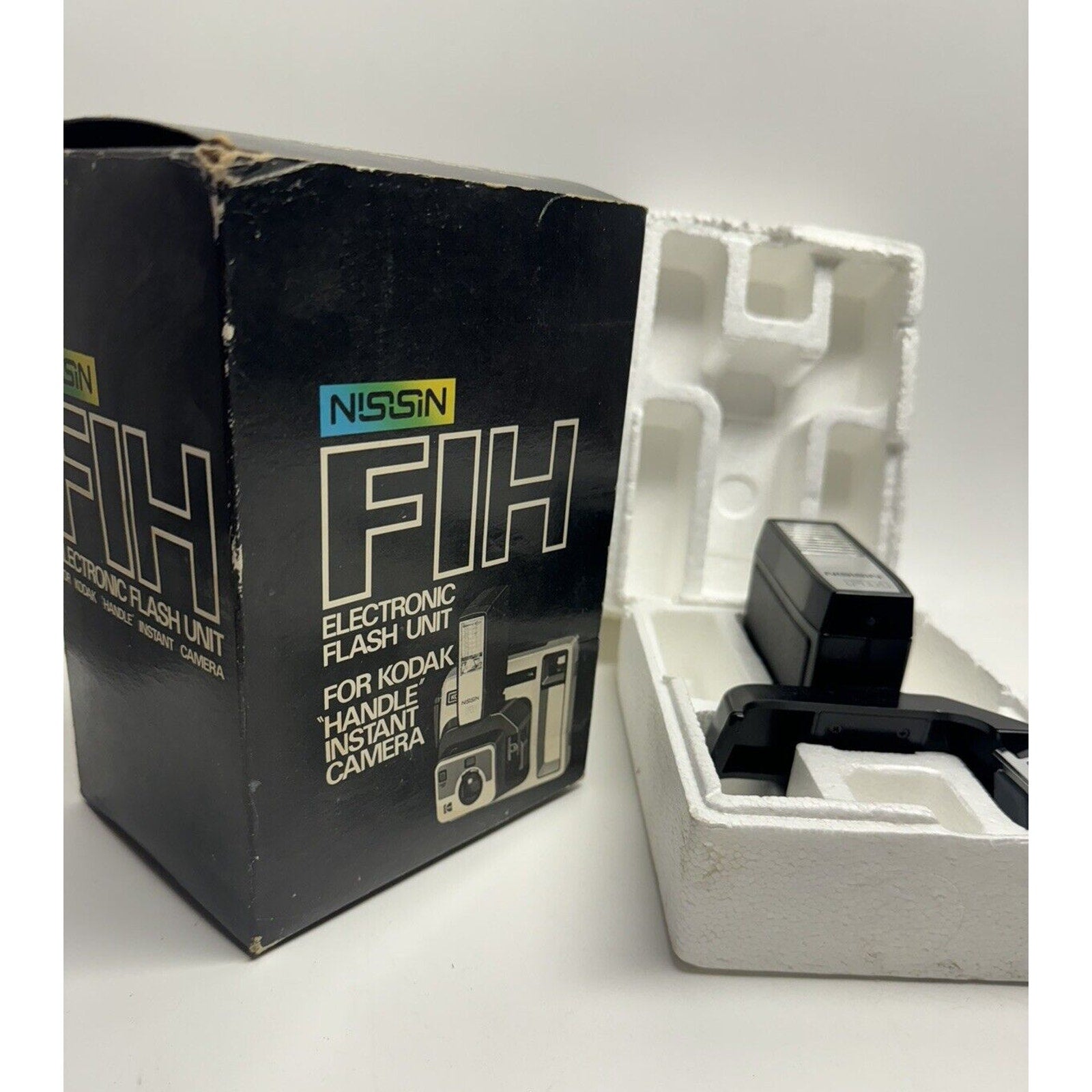 VINTAGE NOS Nisisin FIH Electronic Flash Unit for Kodak Handle Instant Camera