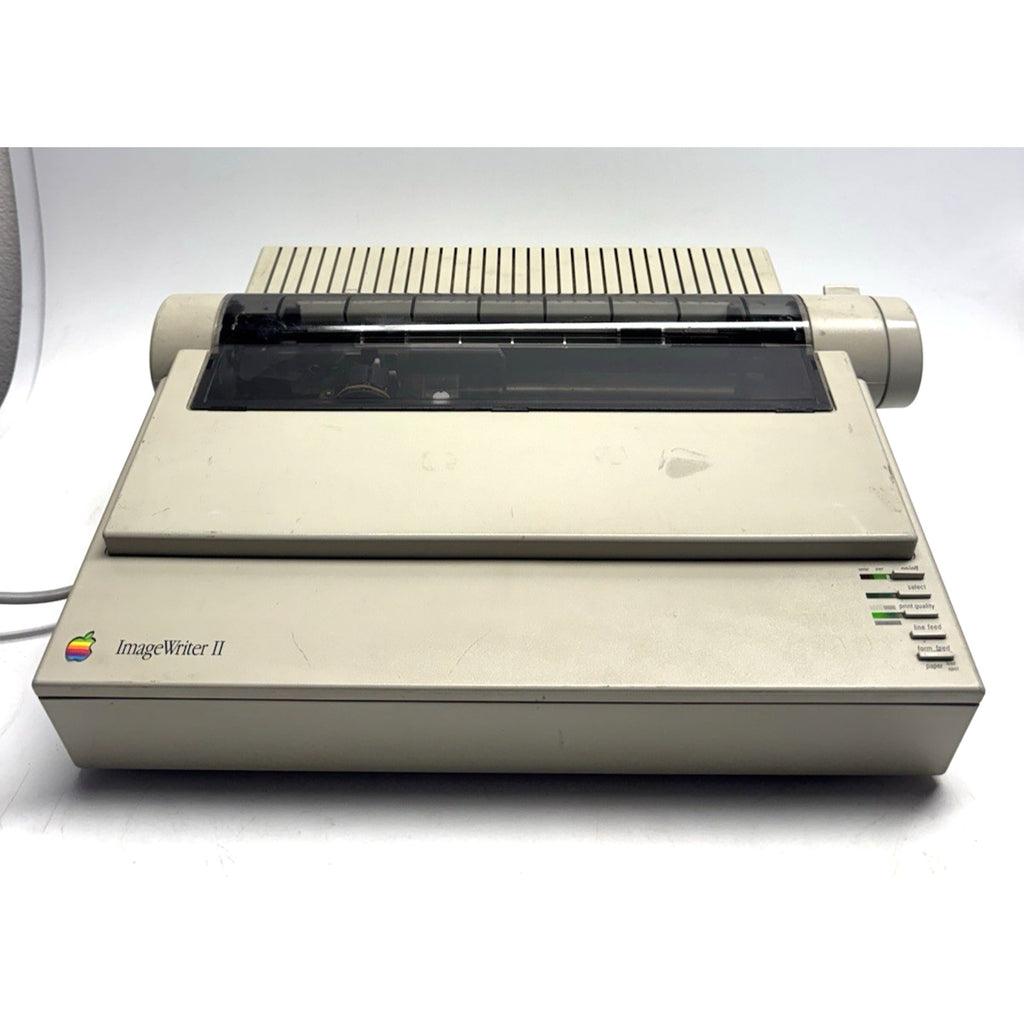 Vintage Apple ImageWriter II Dot Matrix Printer A9M0320 Power On - UNTESTED