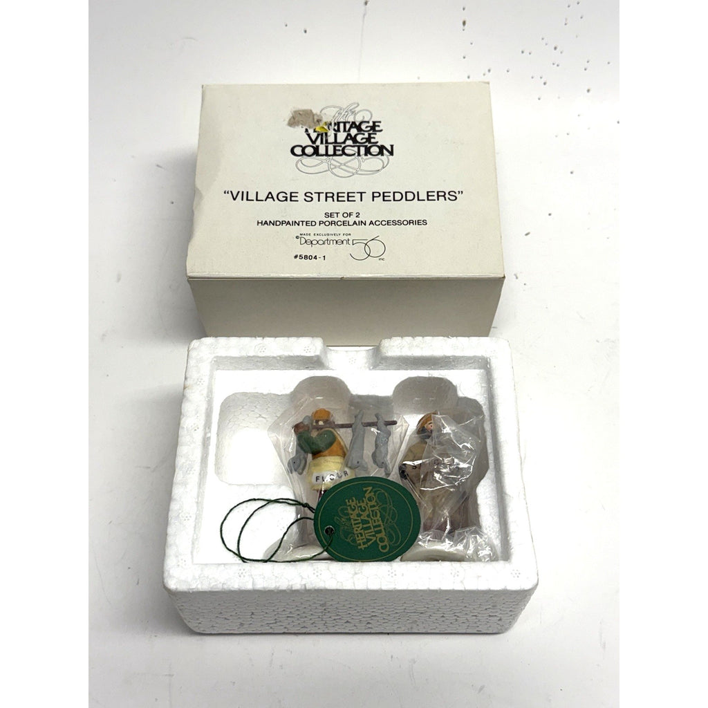 VTG New Department 56 Heritage Village "Village Street Peddlers" (item #5804-1)