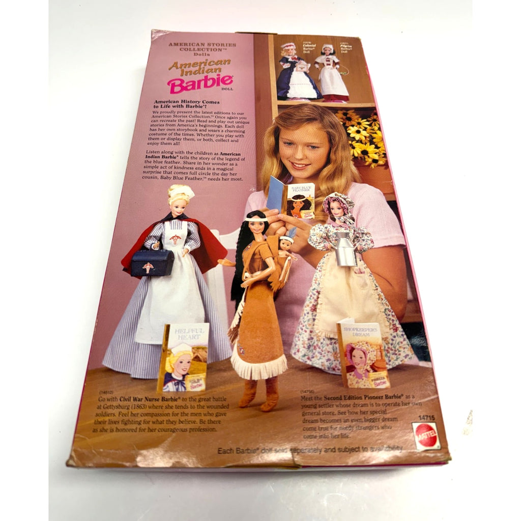 Vintage 1995 American Indian Barbie American Stories Collection NEW