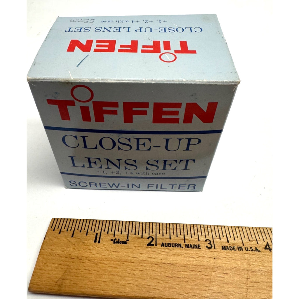 Vintage Close-Up Lens Set 58mm +1, +2, +4 in Original Box