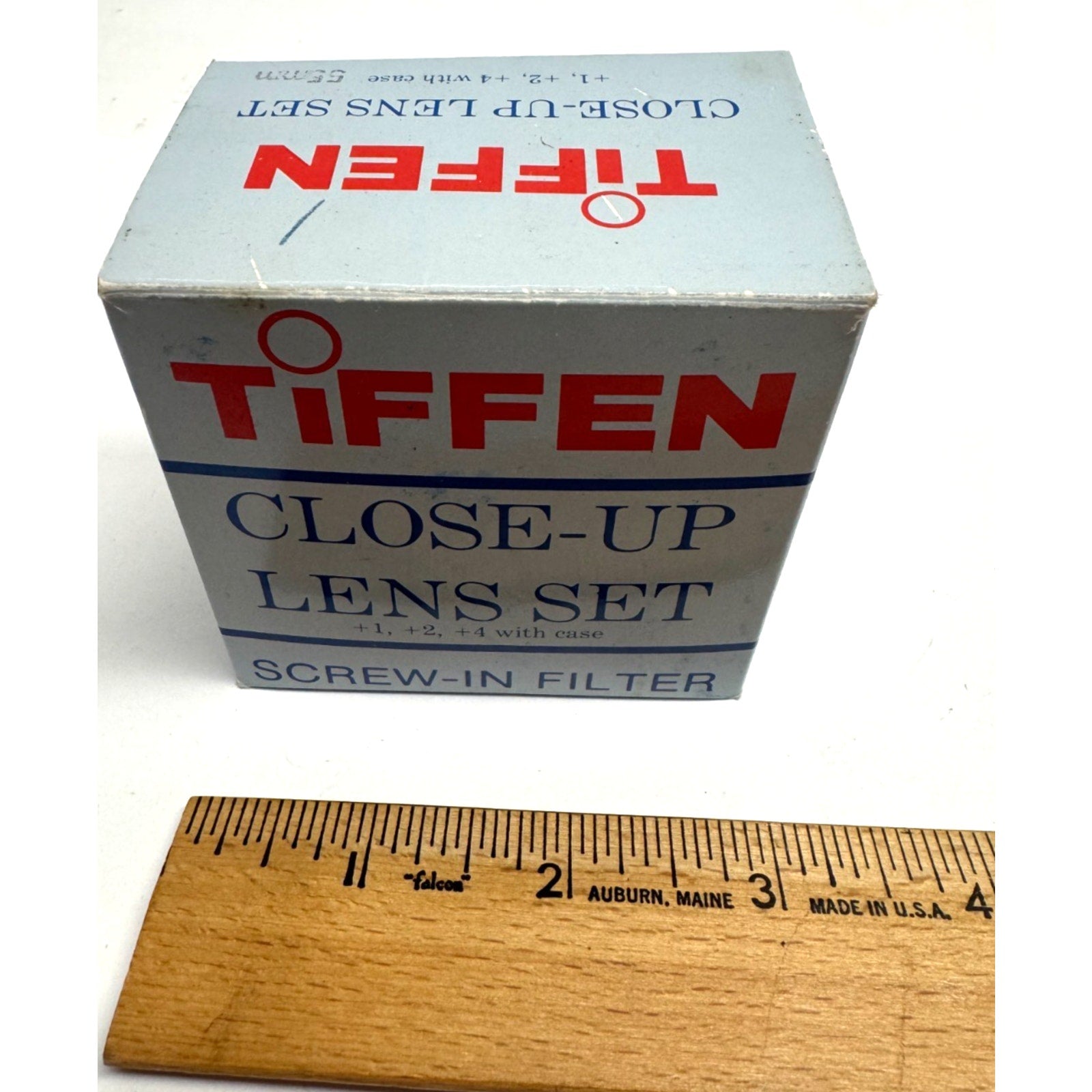 Vintage Close-Up Lens Set 58mm +1, +2, +4 in Original Box