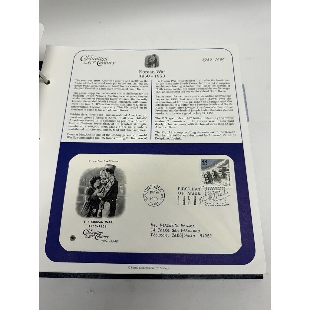 VINTAGE Celebrate 20th Century FDC Collection by Postal Commemorative Society