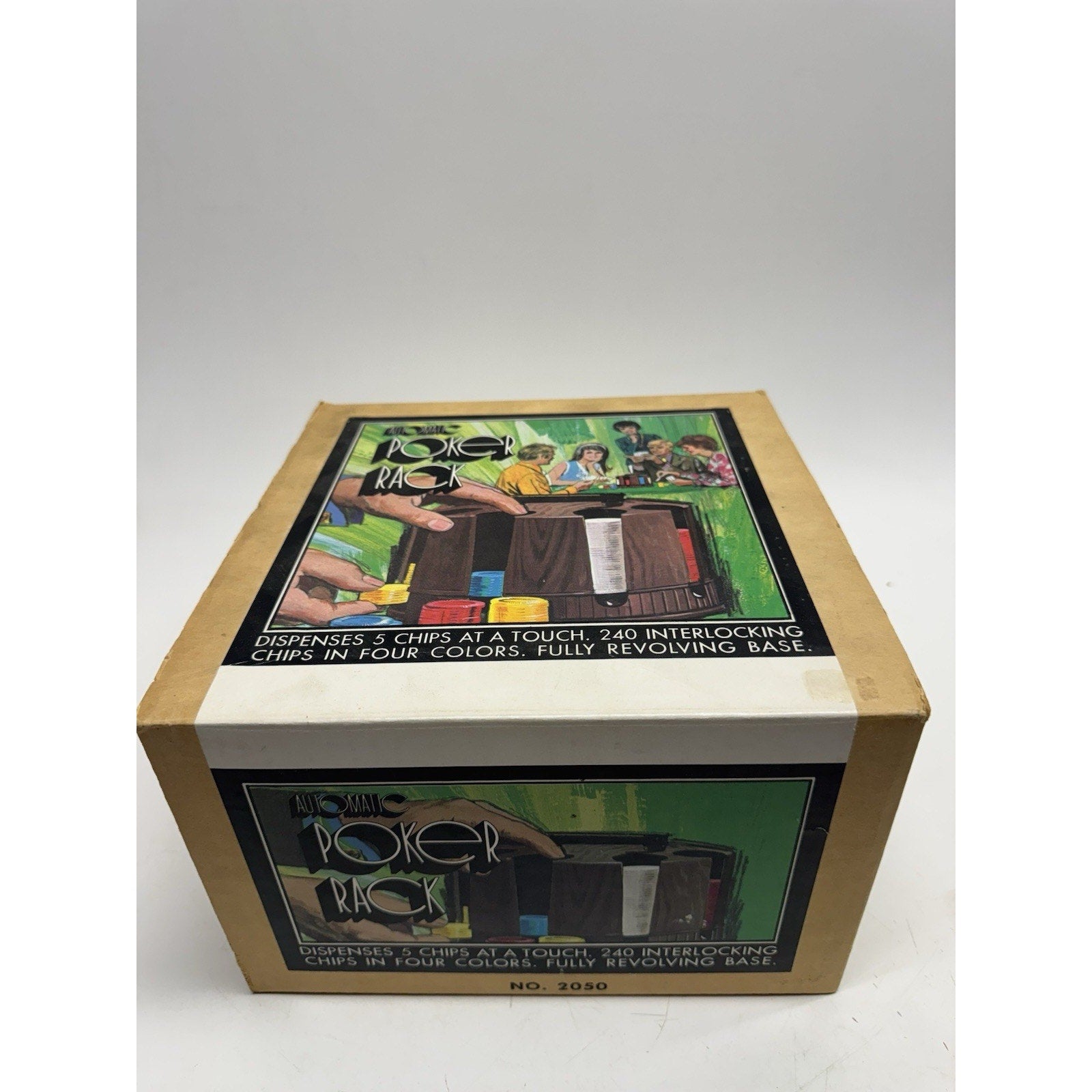 Vintage SEALED PACKAGE Pacific Game Pleasantime Automatic POKER RACK no.2050