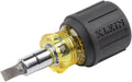 32561 Multi-Bit Screwdriver/Nut Driver, 6-In-1 Stubby Screwdriver with 2 Phillips, 2 Slotted, 2 Nut Drivers