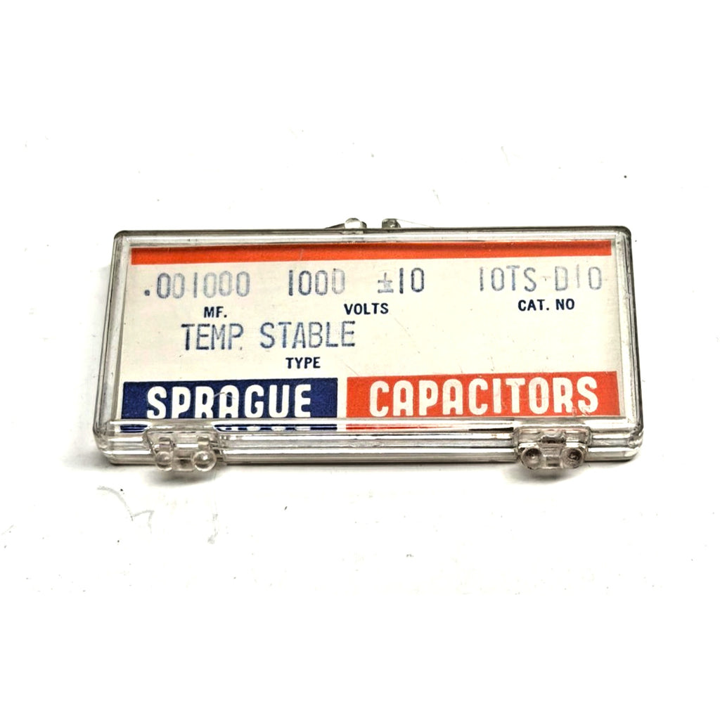 Vintage Sprague 10TS-D10 Ceramic Disc Capacitors 1000V .001uF