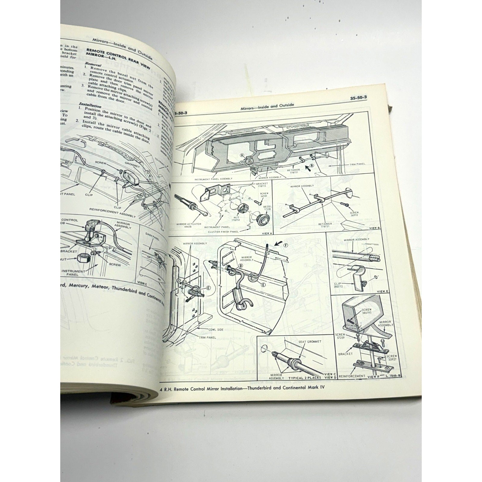 Vintage 1974 FORD CAR SHOP MANUAL, Volume 3 - Electrical