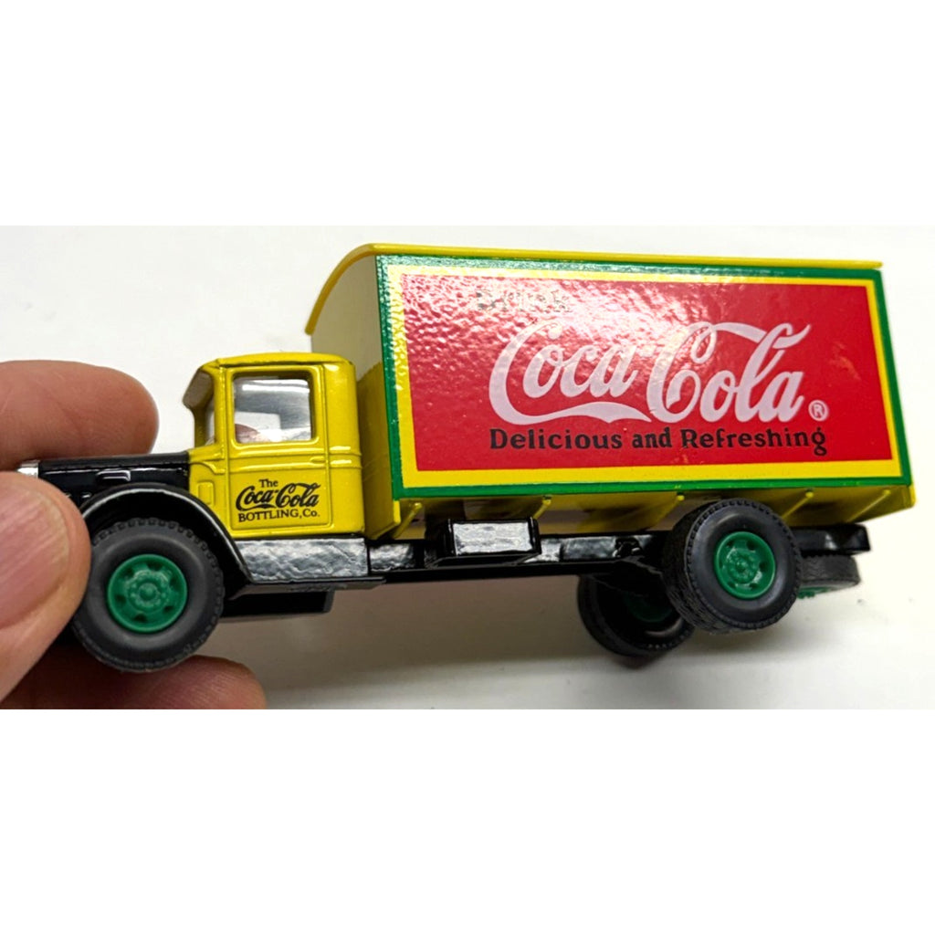 Vintage 1991 Coca Cola Mack Model BM, 1:64, Diecast, Black and Yellow, New