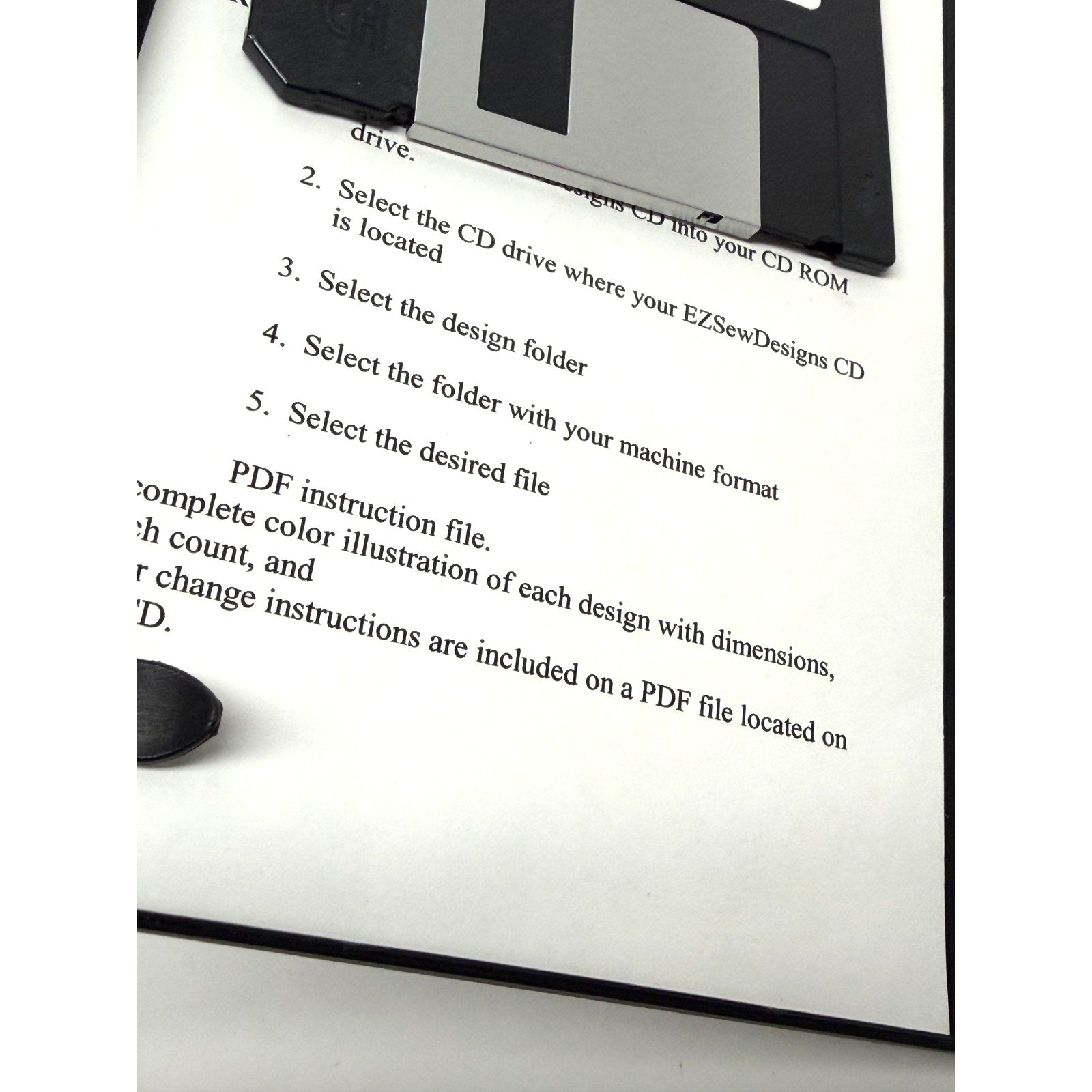 Vintage EZSew Borders Multi Format CD