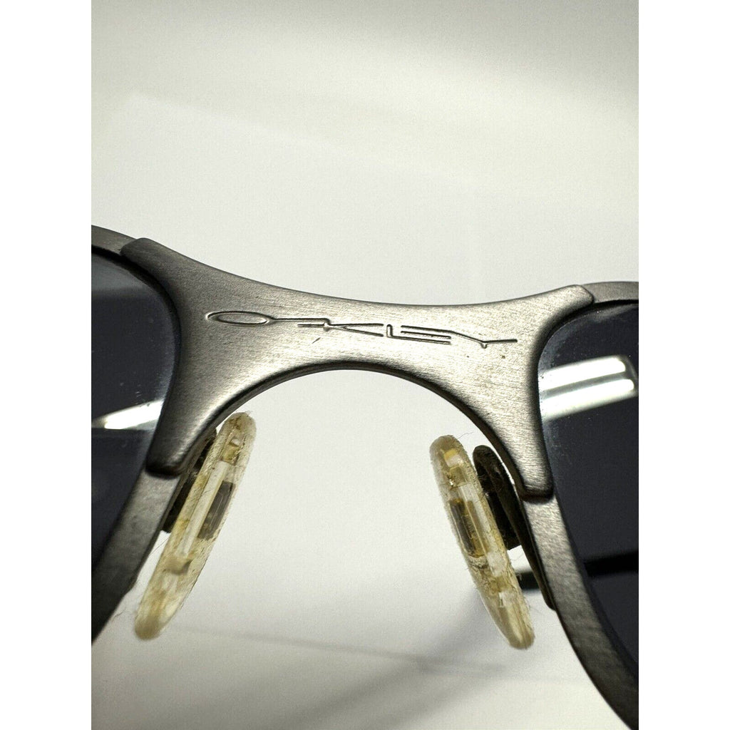 VINTAGE Oakley A Wire 1.0 Brushed Thick / Black Iridium SKU: 05-565 - EXCELLENT!