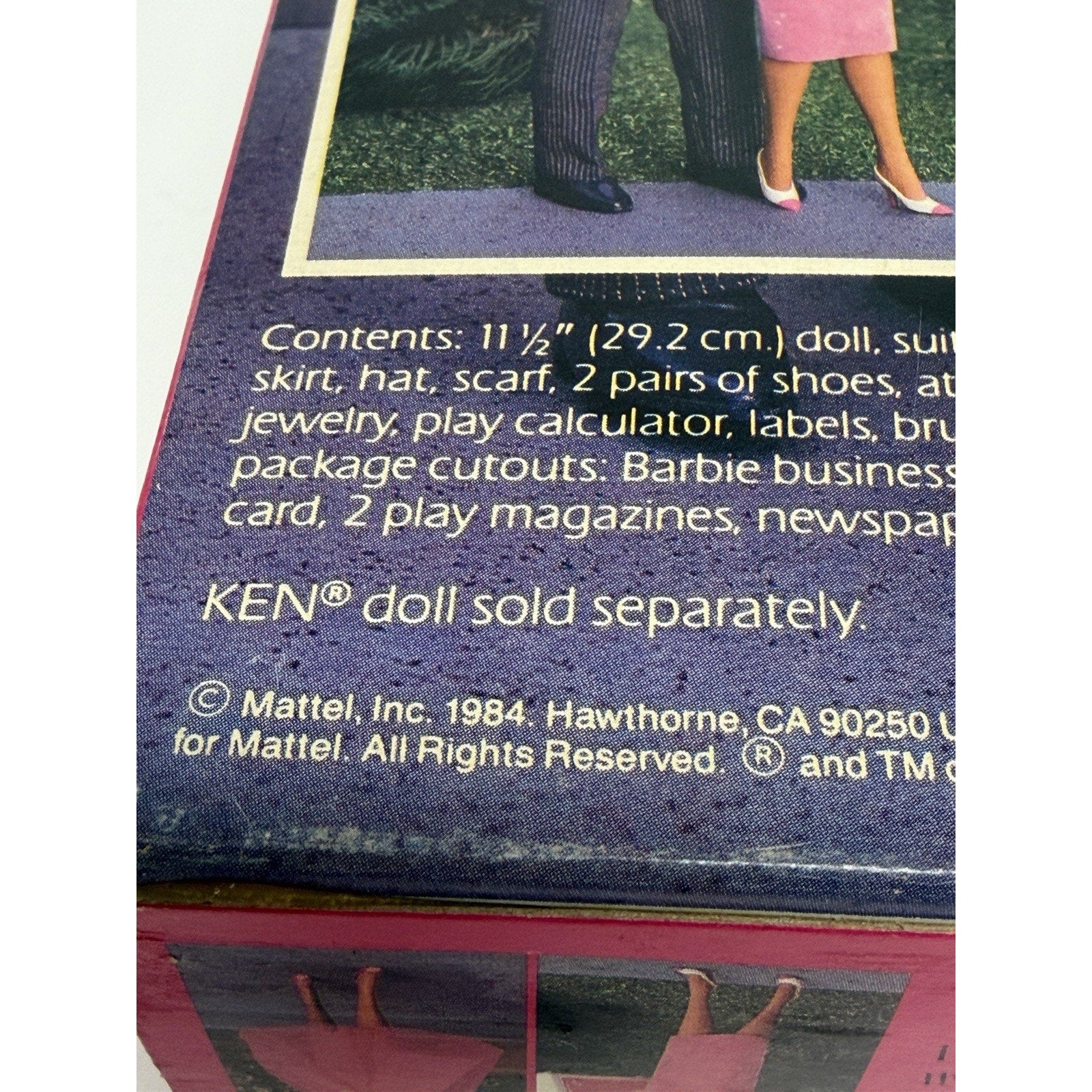 Vintage 1984 Mattel Day to Night Fashion Barbie Doll 7929 New In Sealed Box