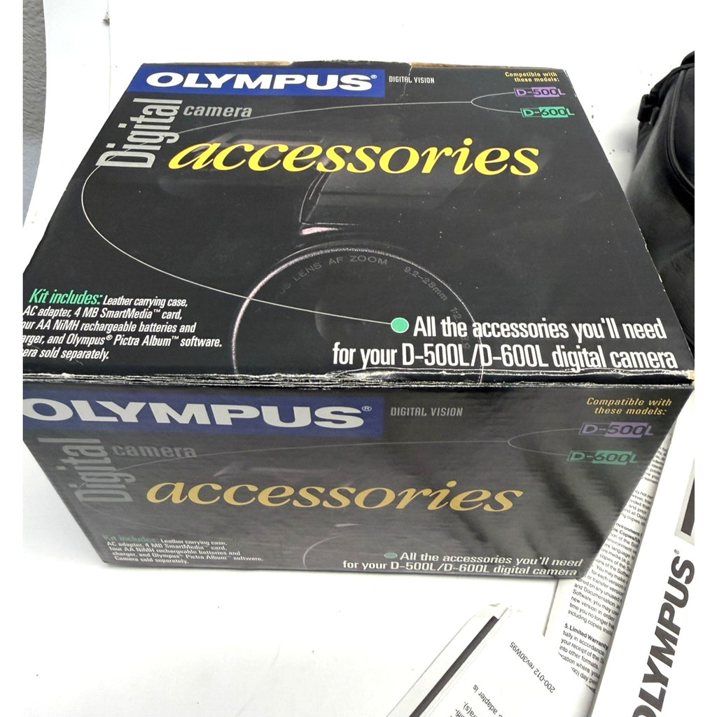 VINTAGE NOS Olympus D-500L Digital Camera & Accessries & Original Box JAPAN